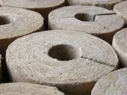 Rockwool Sectional Pipe Section (available in Plain or Foil Faced)